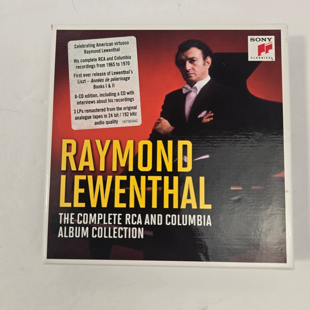 Raymond Lewenthal - Complete RCA & Columbia Collection 8 CD Sony Classical NM
